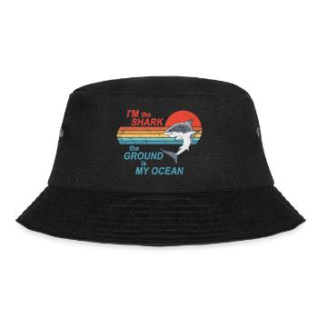 BJJ Jiu Jitsu Hai - Bucket Hat - Schwarz - Vorne - Lela (165cm)
