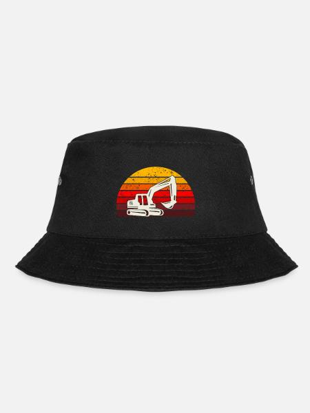 Retrobagger T-Shirt Bagger Seite - Bucket Hat - Schwarz