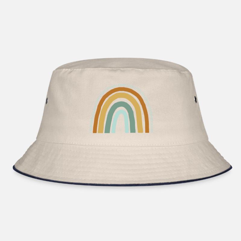 boho rainbow Bucket Hat