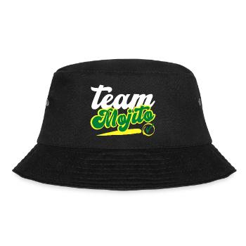 team mojito personalized humor gift idea - Bucket Hat - black - Front - Lela (165cm)