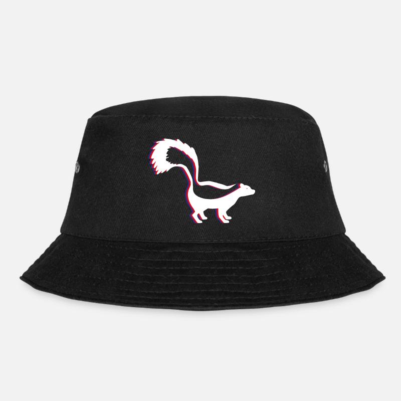 stinktier - Bucket Hat - Schwarz