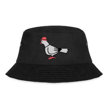 Taube - Bucket Hat - Schwarz - Vorne - Lela (165cm)