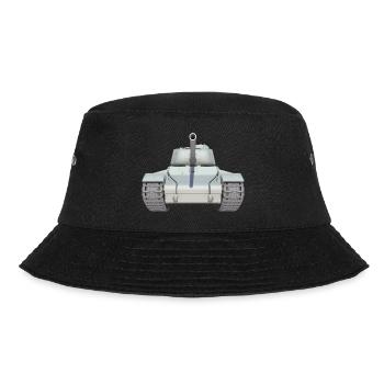 TANK KV1 - Bucket Hat - Schwarz - Vorne - Lela (165cm)