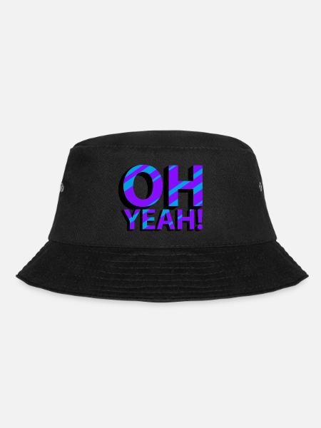 OH YEAH! - Bucket Hat - Schwarz