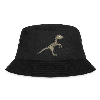 Dino 3 - Bucket Hat - Schwarz - Vorne - Lela (165cm)