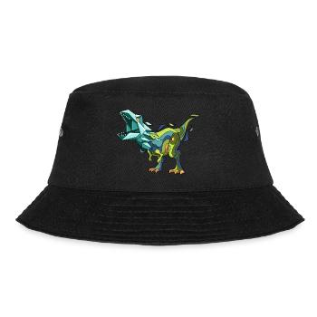 Dinosaure Dino Abstrait T-Rex - Bob - noir - Devant - Lela (165cm)