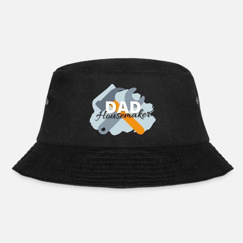 Dad Housemaker - Bucket Hat - Schwarz