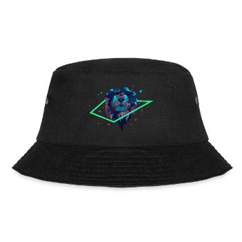 LION LION'S HEADS NEON PREDATOR MOTIF GIFT - Bucket Hat - black - Front - Lela (165cm)