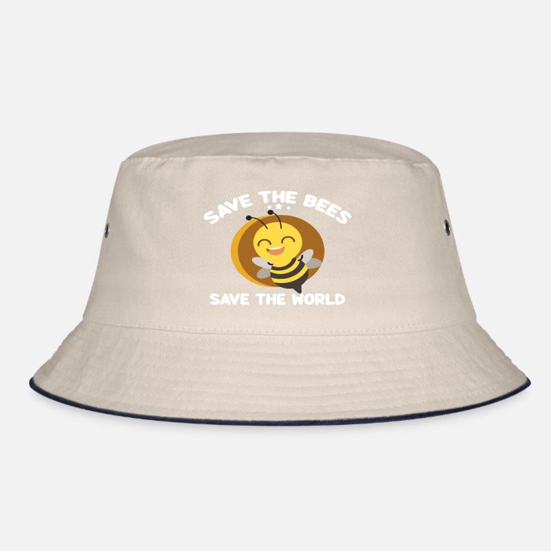 Save the Bees Save the World Bucket Hat
