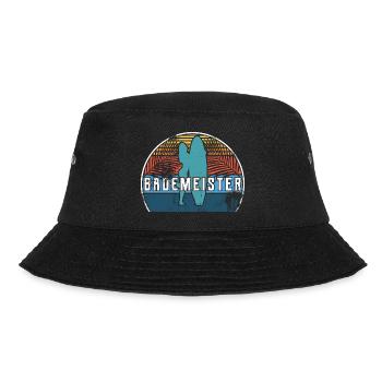 bademeister sommer - Bucket Hat - Schwarz - Vorne - Lela (165cm)