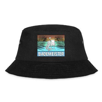 sommer bademeister - Bucket Hat - Schwarz - Vorne - Lela (165cm)