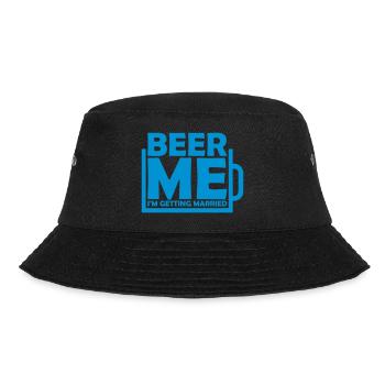 Beer Me Getting Married - Bucket Hat - black - Front - Lela (165cm)