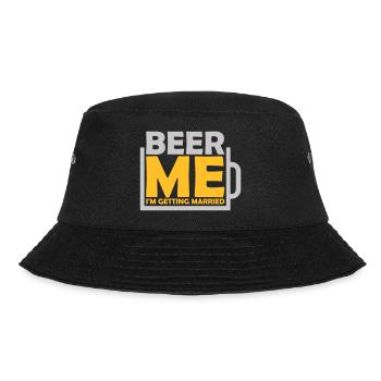 Beer Me Getting Married - Bucket Hat - black - Front - Lela (165cm)