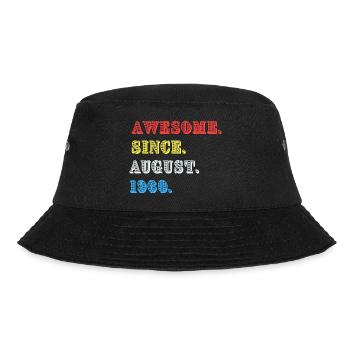 AWESOME SINCE AUGUST 1960 - Bucket Hat - black - Front - Lela (165cm)