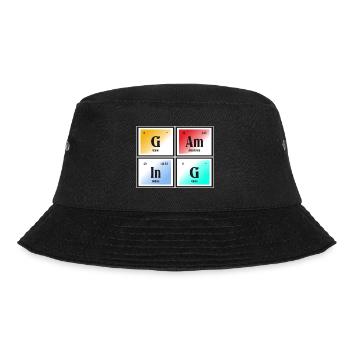 Gaming | Periodic Table of Elements - Bucket Hat - black - Front - Lela (165cm)