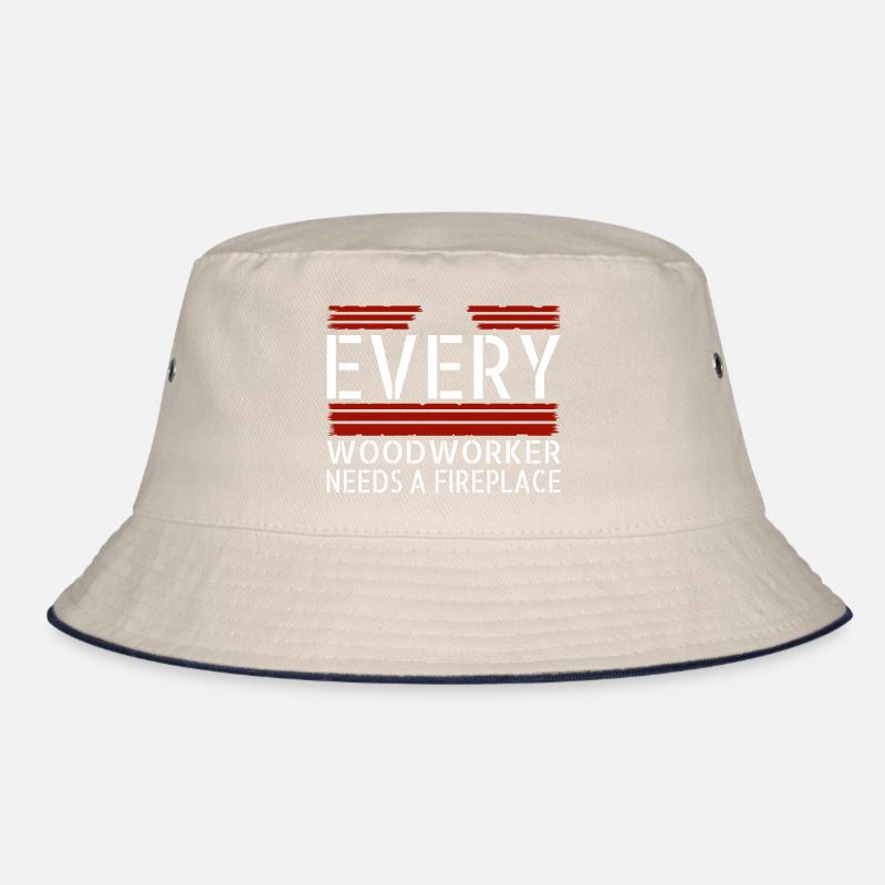 carpentry wood woodcutter apprentice Bucket Hat