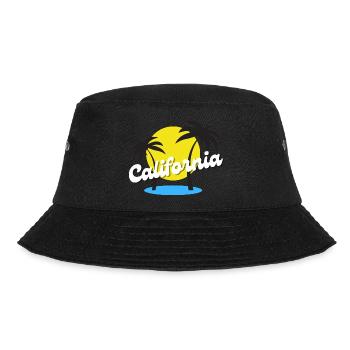 Palmen Kalifornien Urlaub - Bucket Hat - Schwarz - Vorne - Lela (165cm)