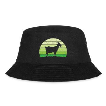 retro chèvres t-shirt chèvre - Bob - noir - Devant - Lela (165cm)
