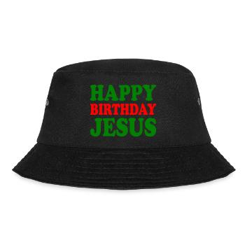 Happy birthday jesus - Bucket Hat - black - Front - Lela (165cm)
