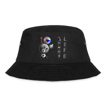 Robot Life - Bucket Hat - black - Front - Lela (165cm)