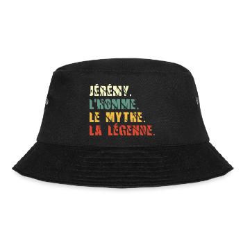 Jérémy l homme le mythe la légende - Bob - noir - Devant - Lela (165cm)