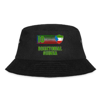 Equatorial Guinea Football Team - Bucket Hat - black - Front - Lela (165cm)