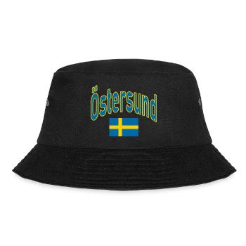 Östersund schweden flagge - Bucket Hat - Schwarz - Vorne - Lela (165cm)