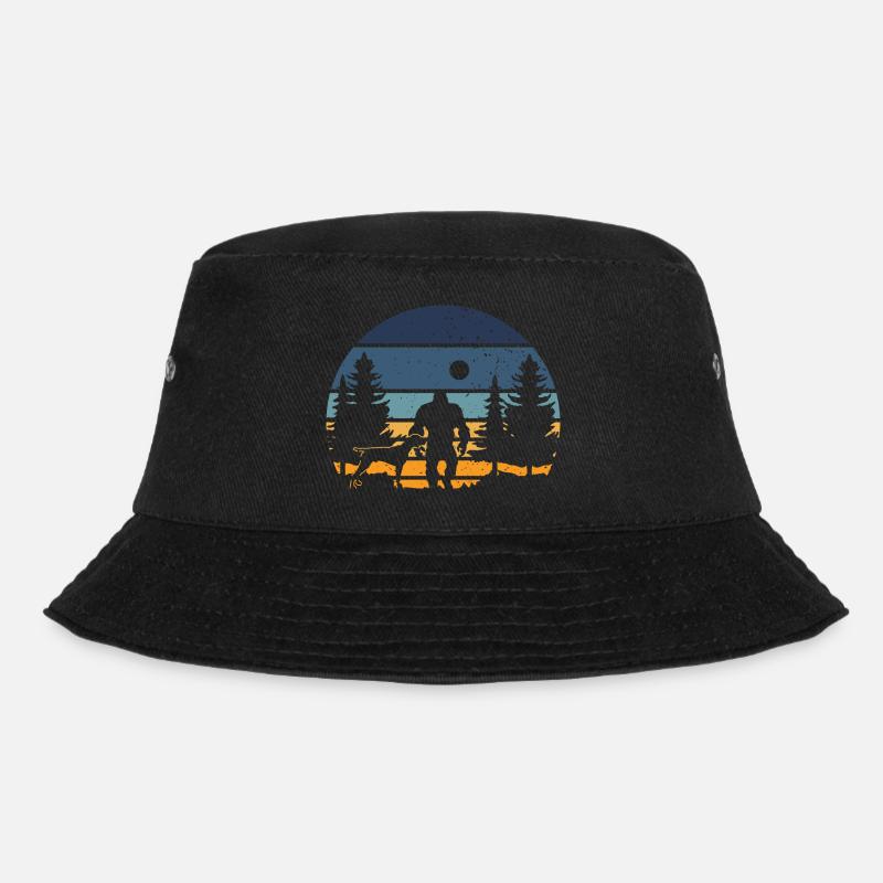Deutsch Kurzhaar GSP Hund - Bucket Hat - Schwarz
