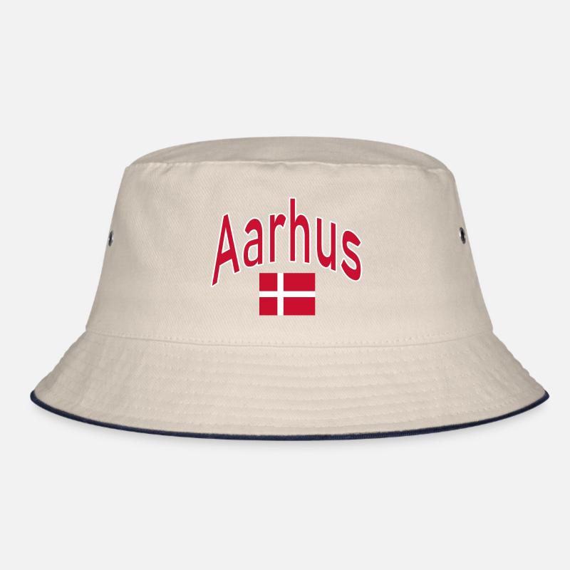 Aarhus Denmark flag Bucket Hat