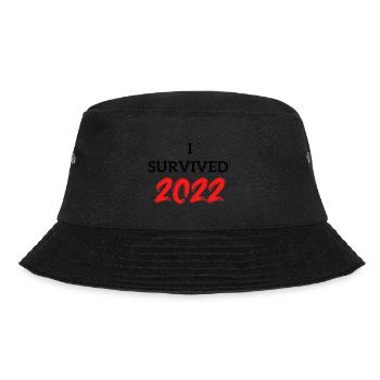 I Survived 2022 - Bucket Hat - Schwarz - Vorne - Lela (165cm)