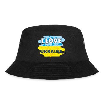 I love Ukraine - Bucket Hat - black - Front - Lela (165cm)