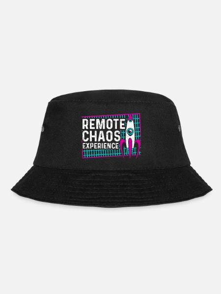 remote chaos experience - CCC Congress Hacker RC3 - Bucket Hat - black