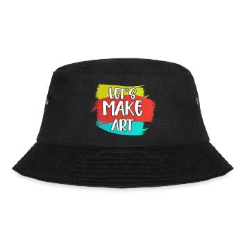 Let's Make Art Education Art Teacher - Bucket Hat - Schwarz - Vorne - Lela (165cm)