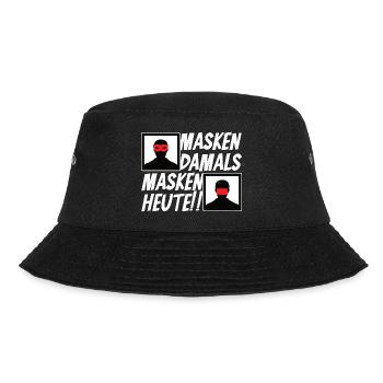 Karneval Masken Fasching Alaaf lustig - Bucket Hat - Schwarz - Vorne - Lela (165cm)