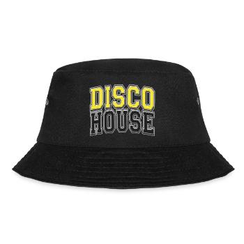 Disco House Varsity Style - Bucket Hat - black - Front - Lela (165cm)