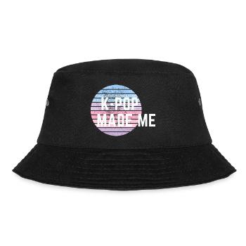 KPOP hat mich gemacht - Bucket Hat - Schwarz - Vorne - Lela (165cm)