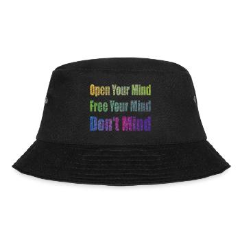 Don't Mind - Bucket Hat - Schwarz - Vorne - Lela (165cm)