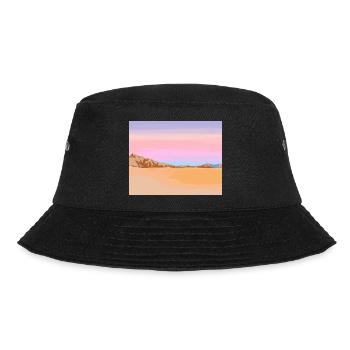 Landscapes #1: the dessert - Bucket Hat - black - Front - Lela (165cm)