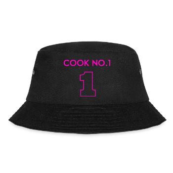 Chef number one - -starred chef - Bucket Hat - black - Front - Lela (165cm)