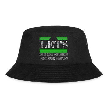 funny quote heart cool pride counterculture - Bucket Hat - Schwarz - Vorne - Lela (165cm)