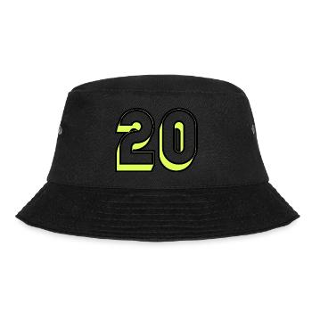 20,20 JAHRE,20-JÄHRIGES JUBILÄUM,20-JÄHRIGES JUBILÄUM - Bucket Hat - Schwarz - Vorne - Lela (165cm)