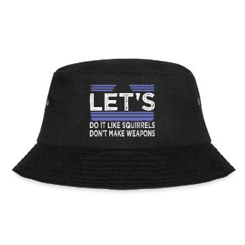 statement funny sayings 1960s birthday present - Bucket Hat - Schwarz - Vorne - Lela (165cm)