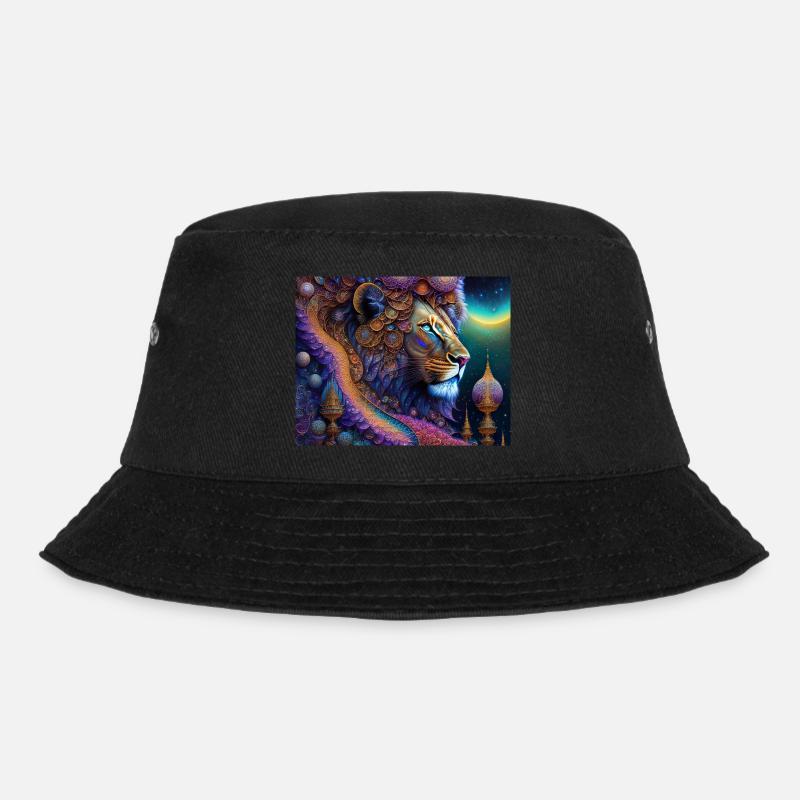 Lion - Bucket Hat - black