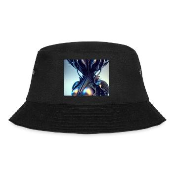 Abstract Female - Bucket Hat - black - Front - Lela (165cm)