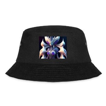 Metallische Hexe - Bucket Hat - Schwarz - Vorne - Lela (165cm)