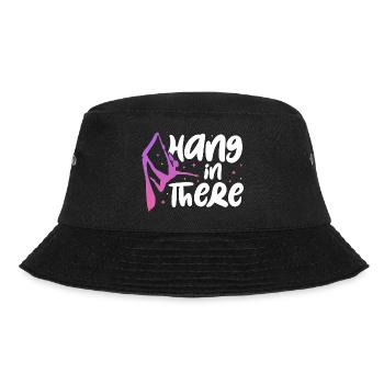 Hang in there - Bucket Hat - Schwarz - Vorne - Lela (165cm)