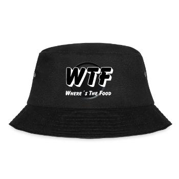 WTF - Where is the Food - Bucket Hat - black - Front - Lela (165cm)
