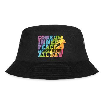 Yogalehrer Spruch Für Yogi Yoga - Bucket Hat - Schwarz - Vorne - Lela (165cm)