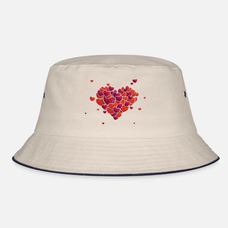Hearts Splash Bucket Hat