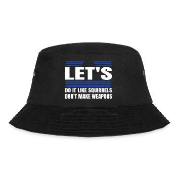 pride birthday present idea hippie festival - Bucket Hat - Schwarz - Vorne - Lela (165cm)